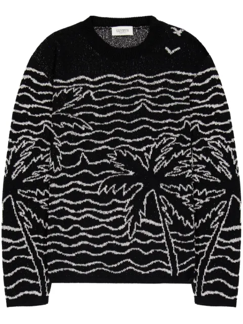 Laneus jacquard sweater  
