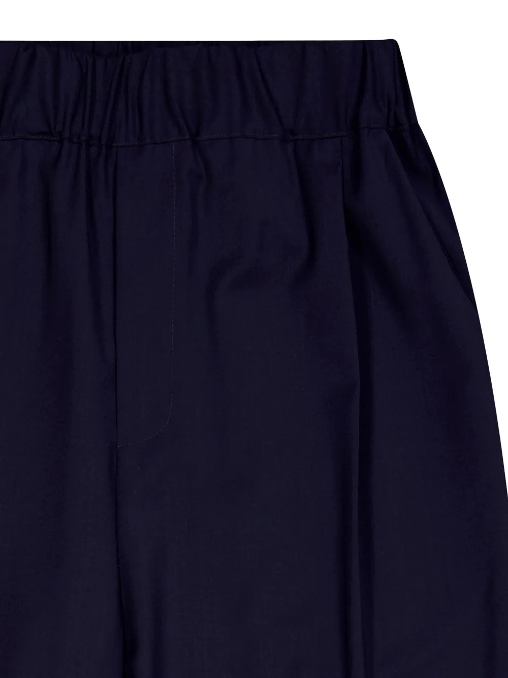 Laneus Broek met wijde pijpen Blauw