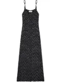 Laneus knitted maxi dress - Black
