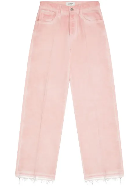 Laneus raw-cut jeans