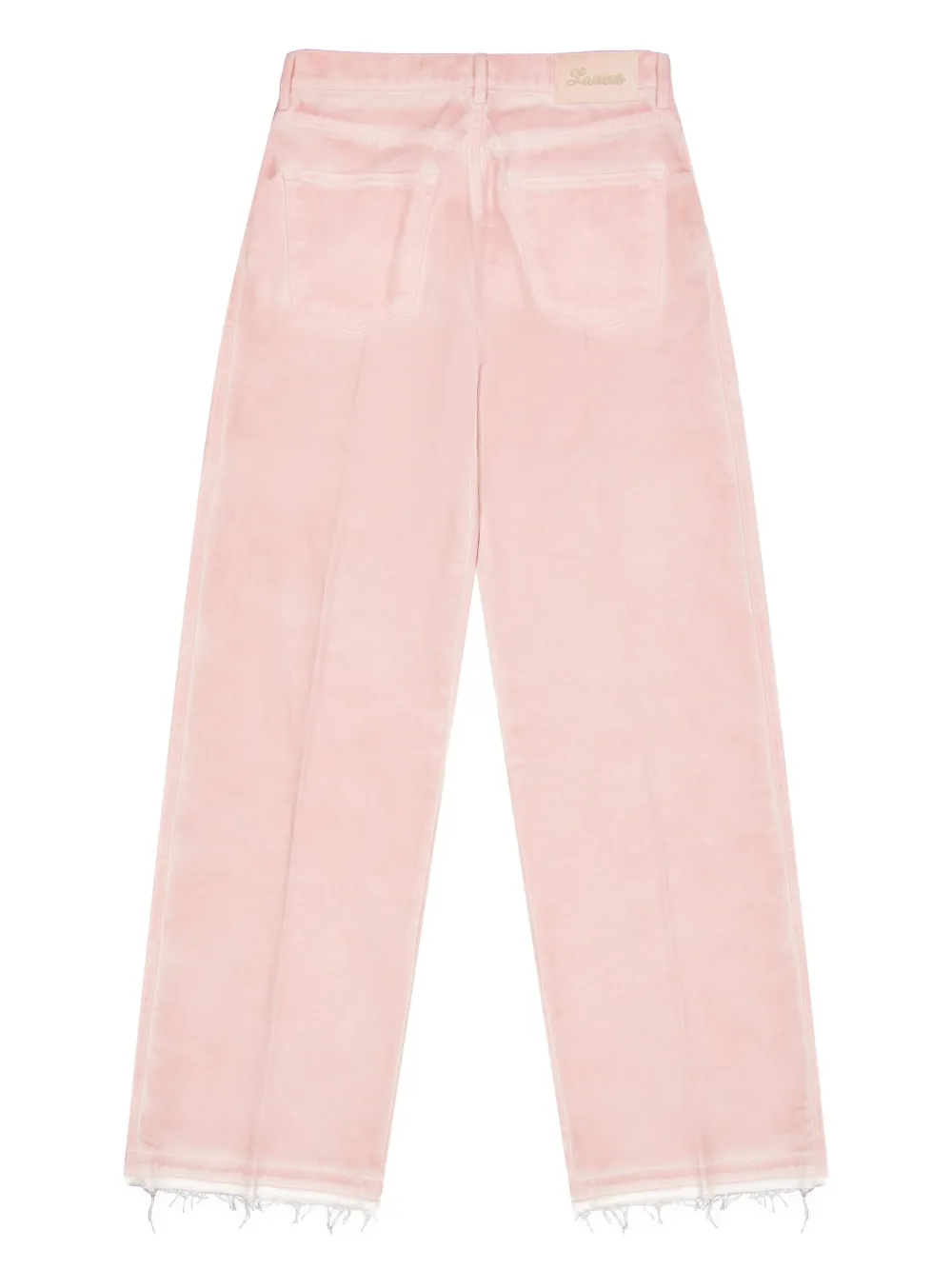 Laneus Gerafelde jeans - Roze