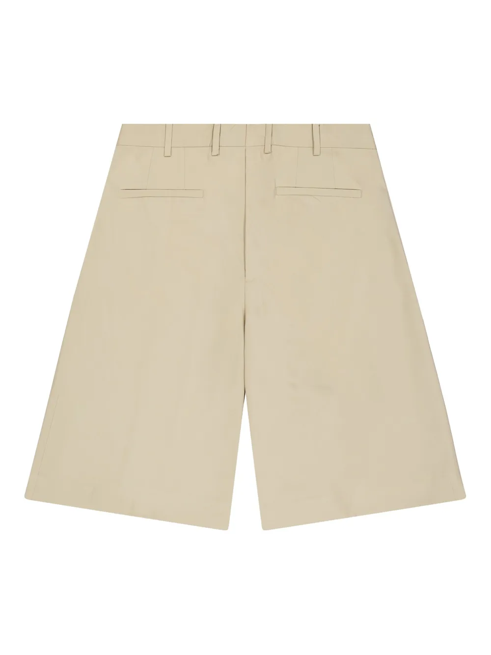 Laneus Gabardine bermuda shorts - Beige