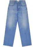 Laneus Gabardine baggy jeans - Blue