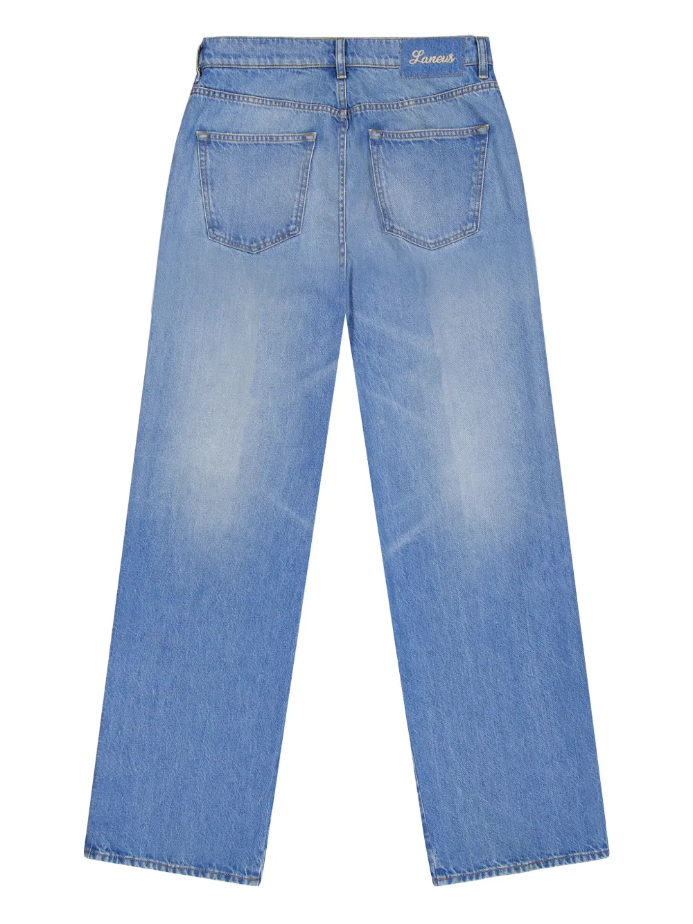 Laneus Gabardine baggy jeans - Blauw