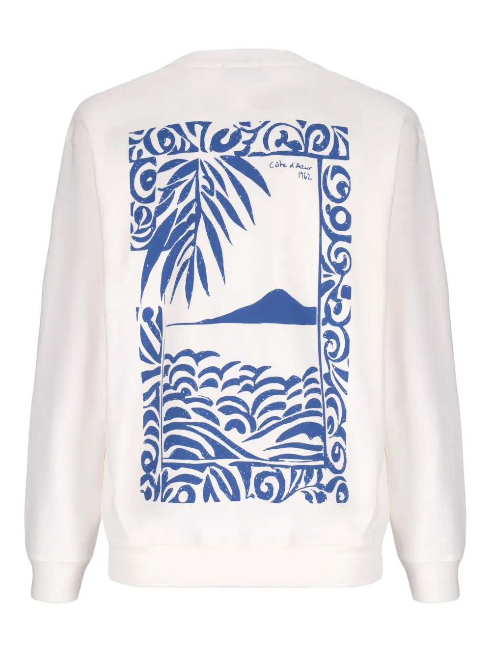 Laneus Sweater met logoprint - Wit