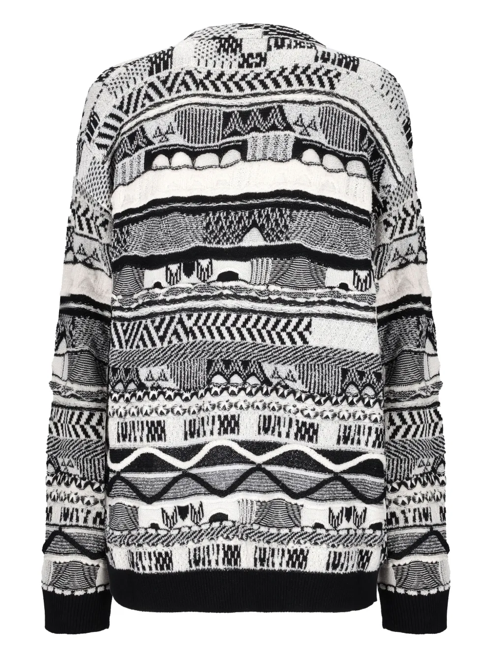 Laneus patterned-jacquard cardigan | Cardigans | Image 2