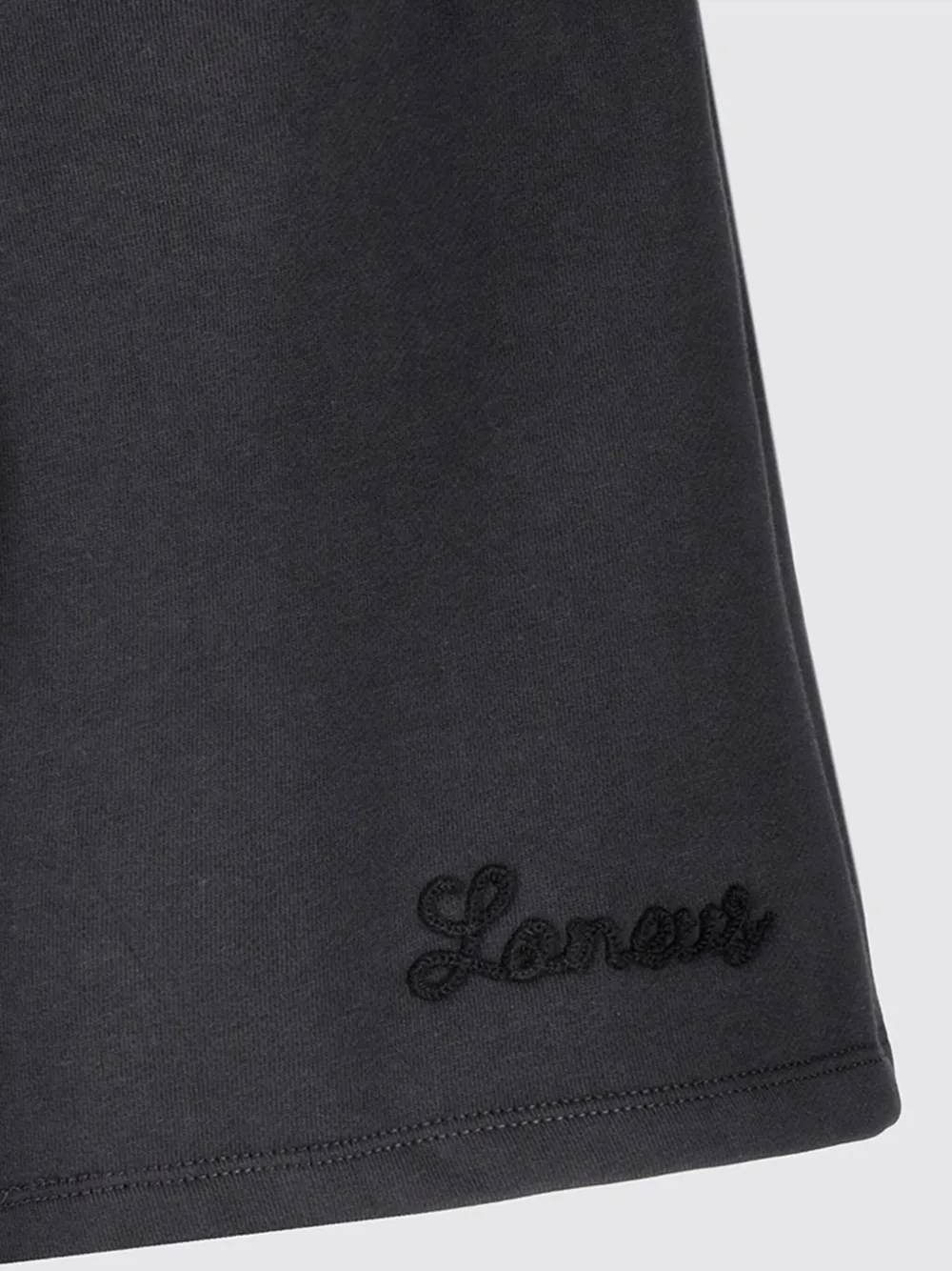 Laneus Katoenen joggingshorts Zwart