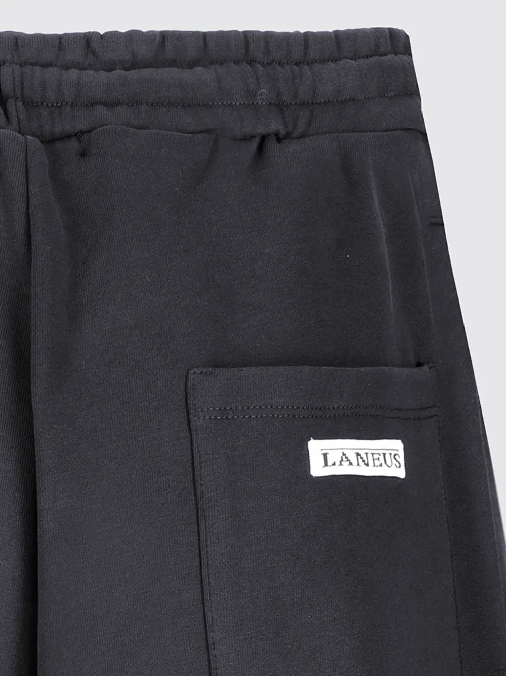 Laneus Katoenen joggingshorts Zwart