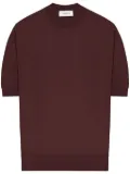 Laneus knitted t-shirt - Brown