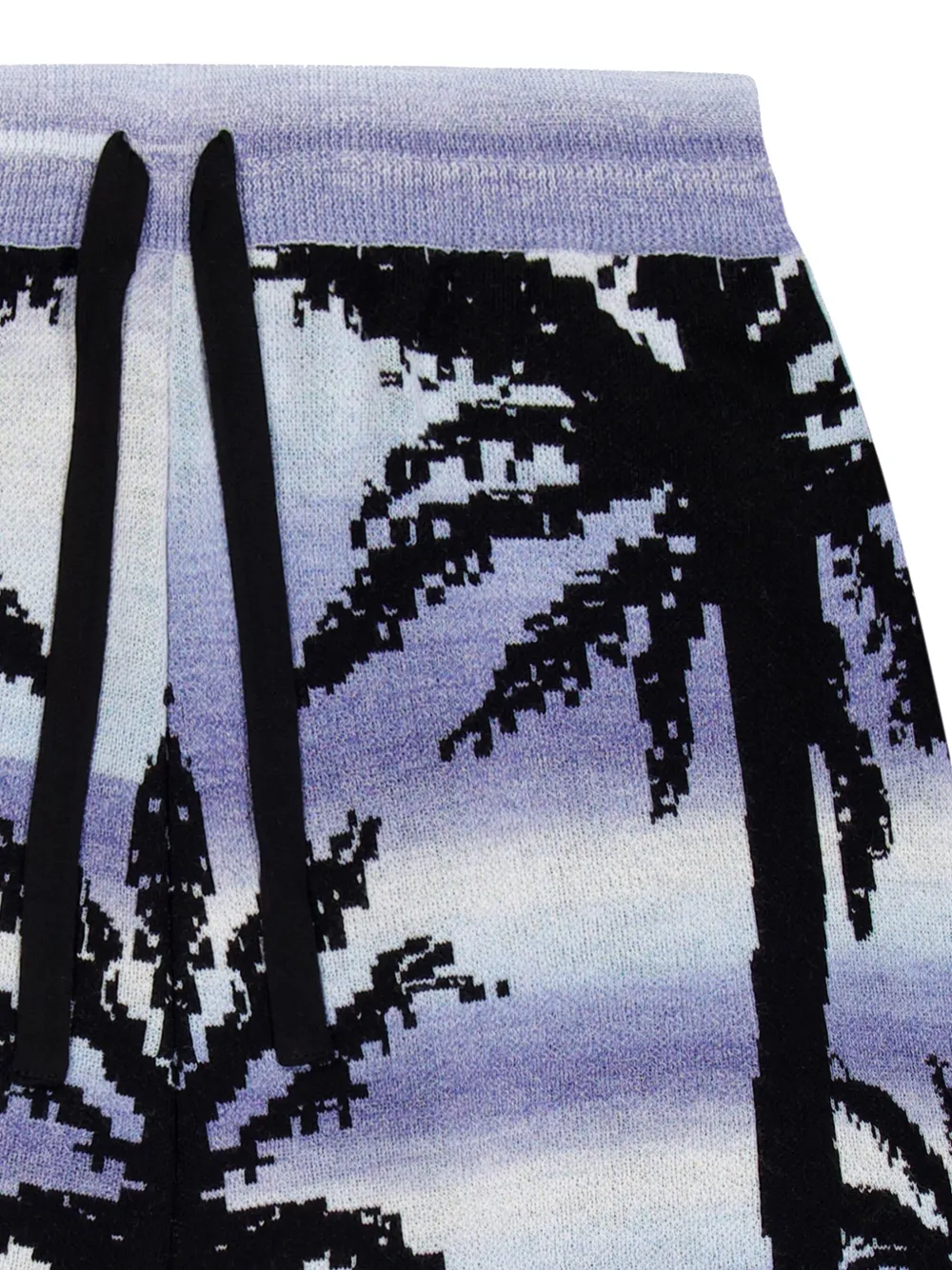 Laneus Gebreide bermuda shorts Paars