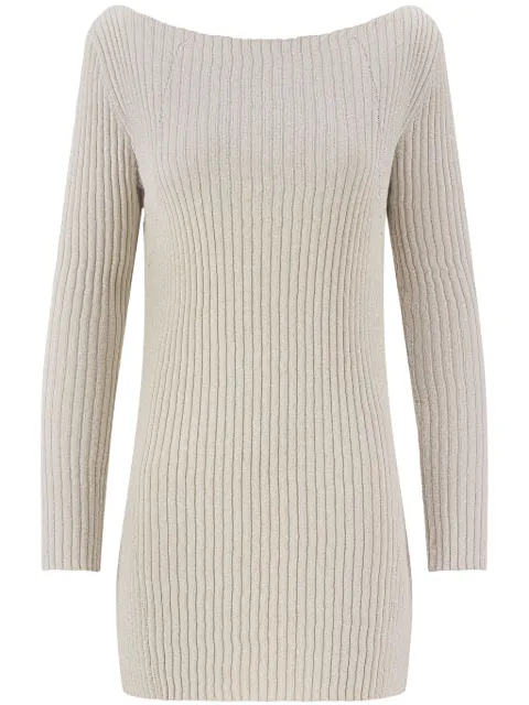 Laneus vestido corto tejido