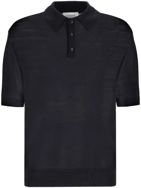 Laneus knitted polo shirt