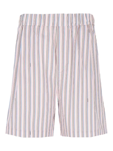 Laneus striped bermuda shorts