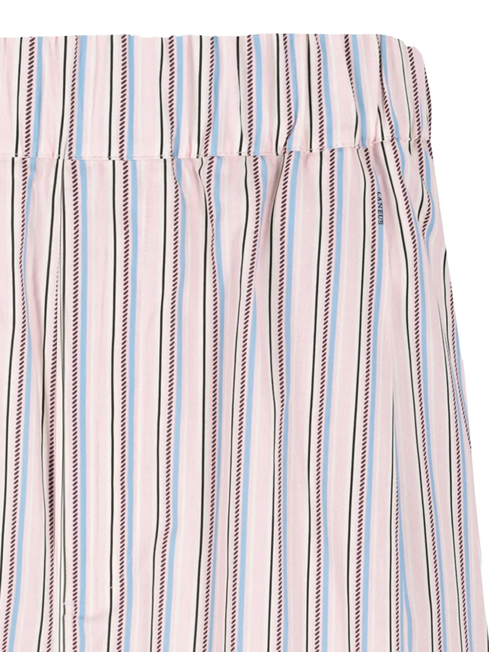 Shop Laneus Striped Bermuda Shorts