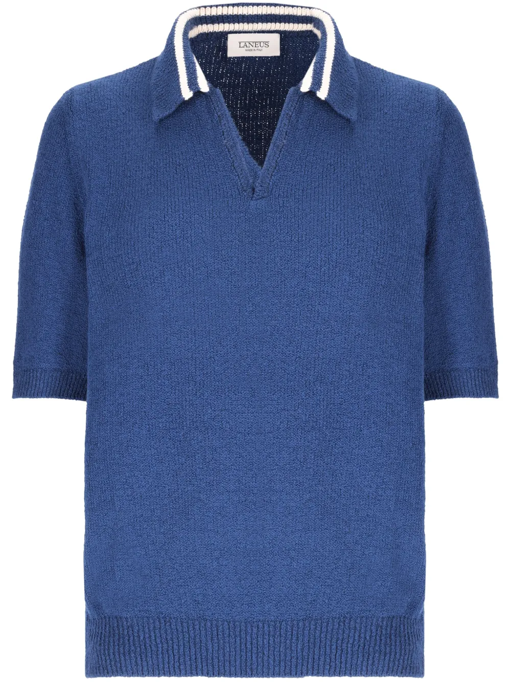 knitted polo shirt