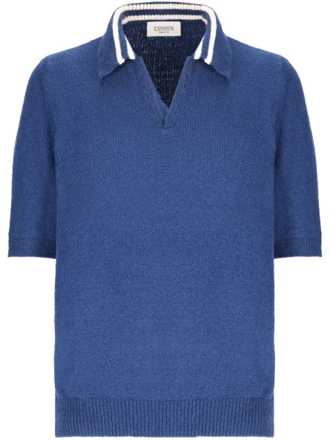 Laneus knitted polo shirt