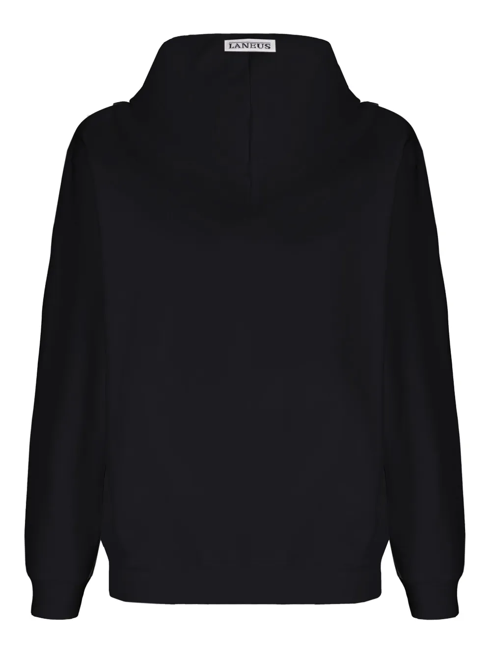 Laneus Katoenen hoodie - Zwart