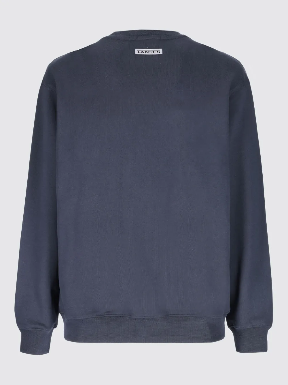 Laneus logo-embroidered sweatshirt - Blauw