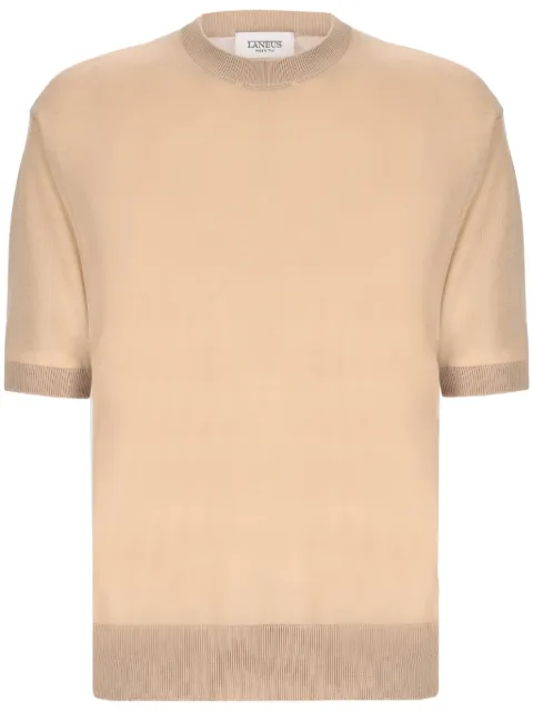 Laneus fine-knit T-shirt