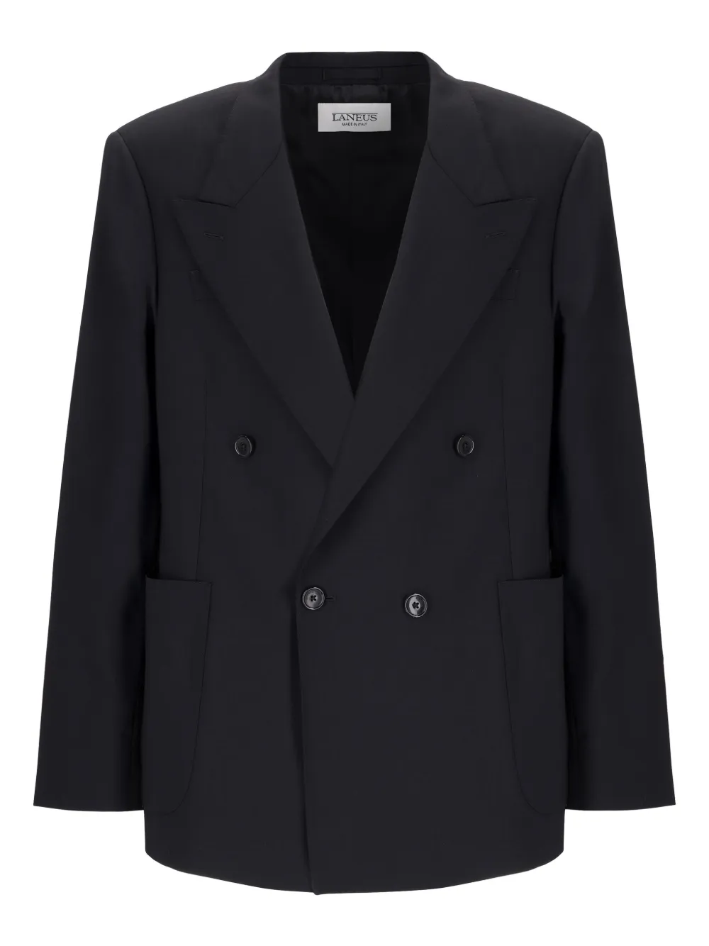 Laneus blazer con doble botonadura | negro | Image 1
