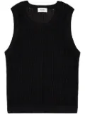 Laneus knitted vest - Black