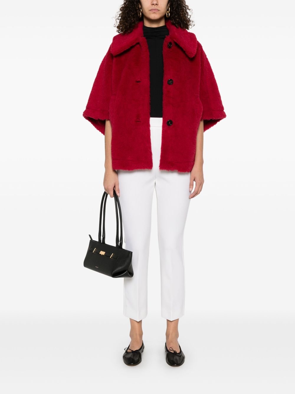 Max Mara Tenebre cape - Red