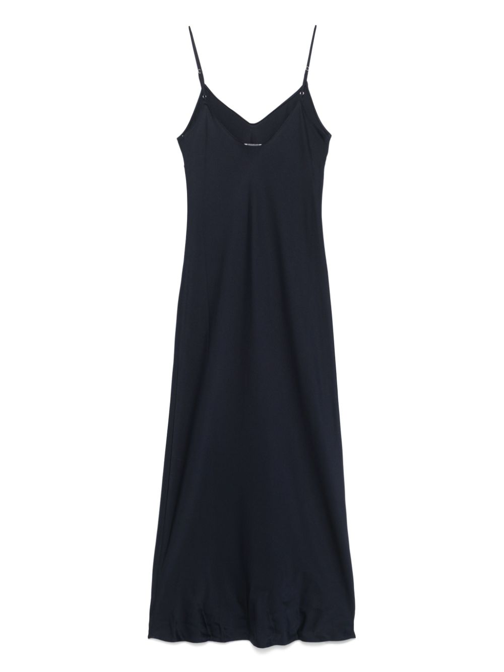 Allude satin slip dress - Blauw