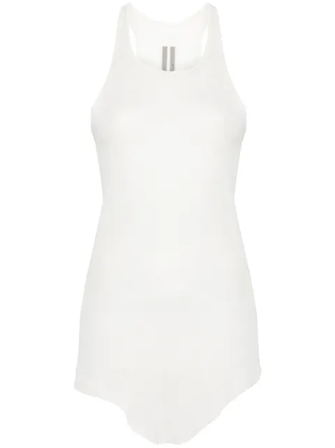 Rick Owens camiseta de tejido fino de canalé