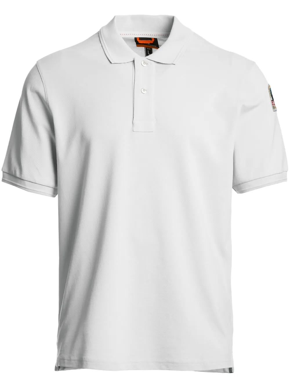 logo-patch polo shirt