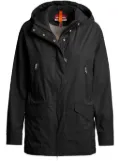 Parajumpers logo-patch parka - Black