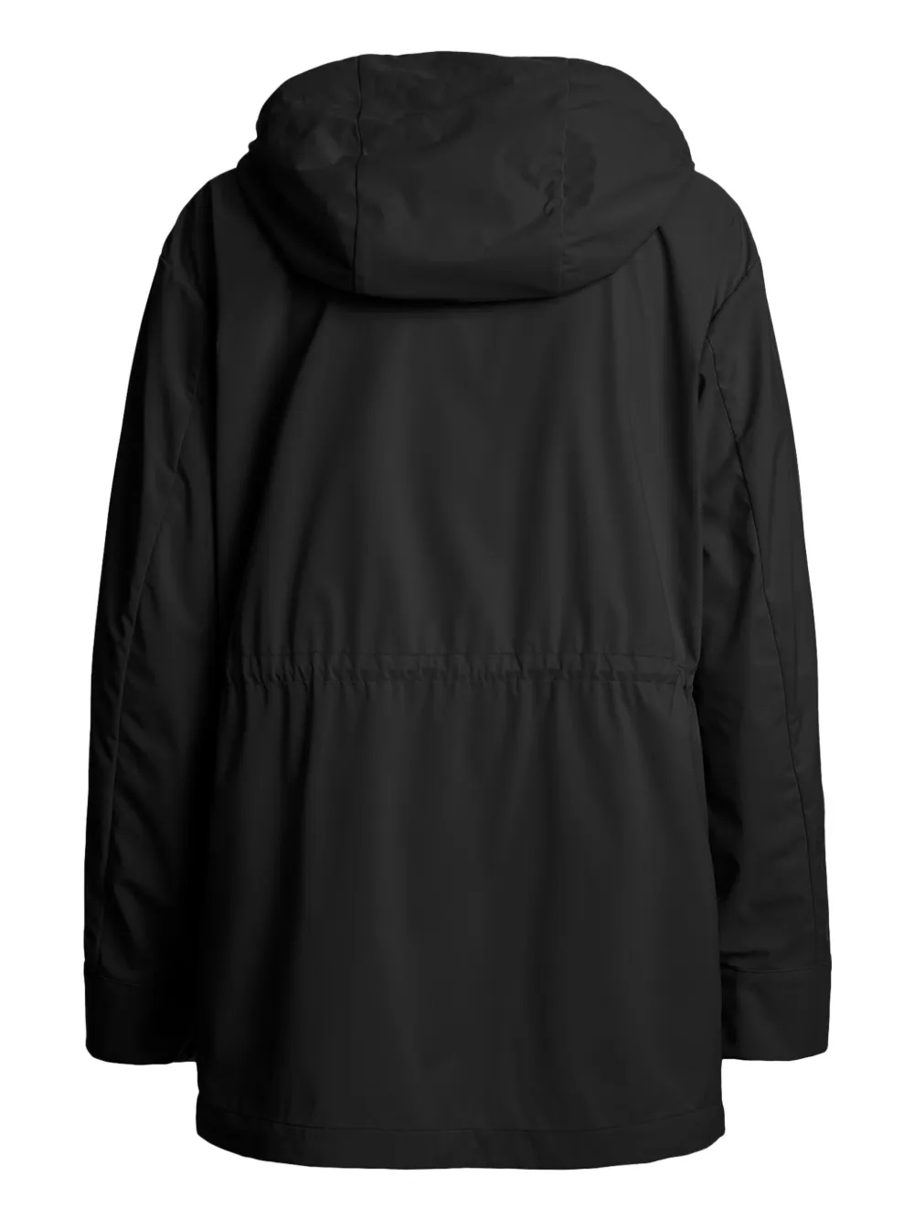 Shop Parajumpers Logo-patch Parka In Black