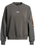 Parajumpers logo-patch sweatshirt - Grey