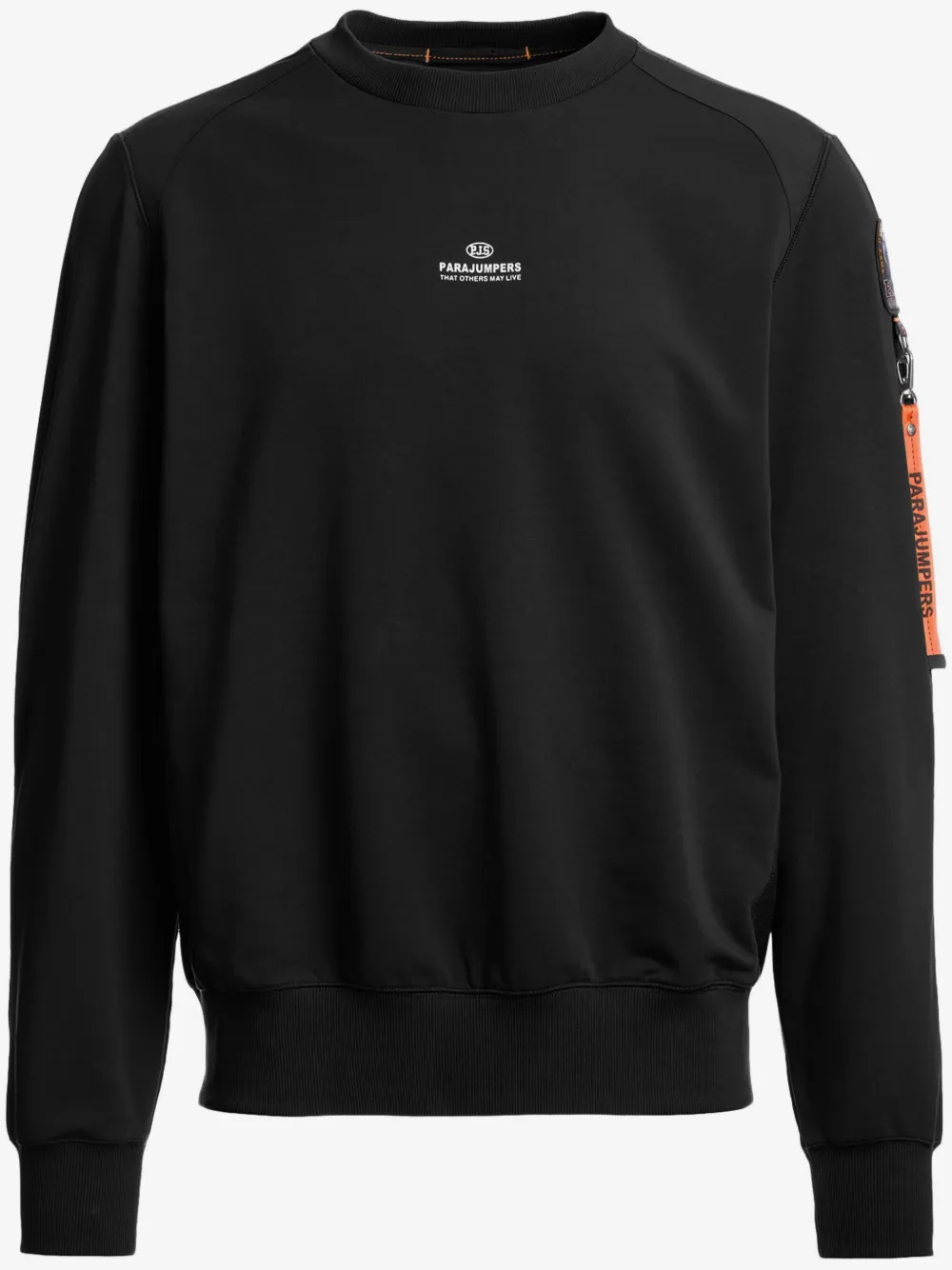 Parajumpers Moletom com patch de logo | Preto | Image 1