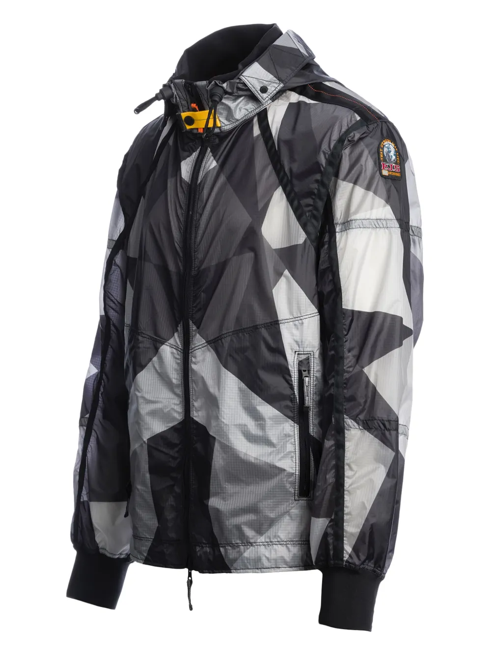 Parajumpers Trainingsjack met geometrisch patroon Zwart