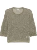 Peserico sequin-embellished sweater - Green