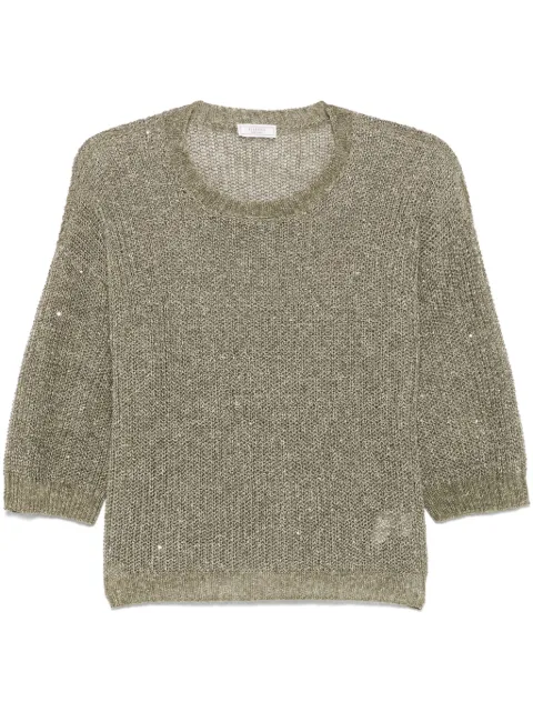 Peserico sequin-embellished sweater