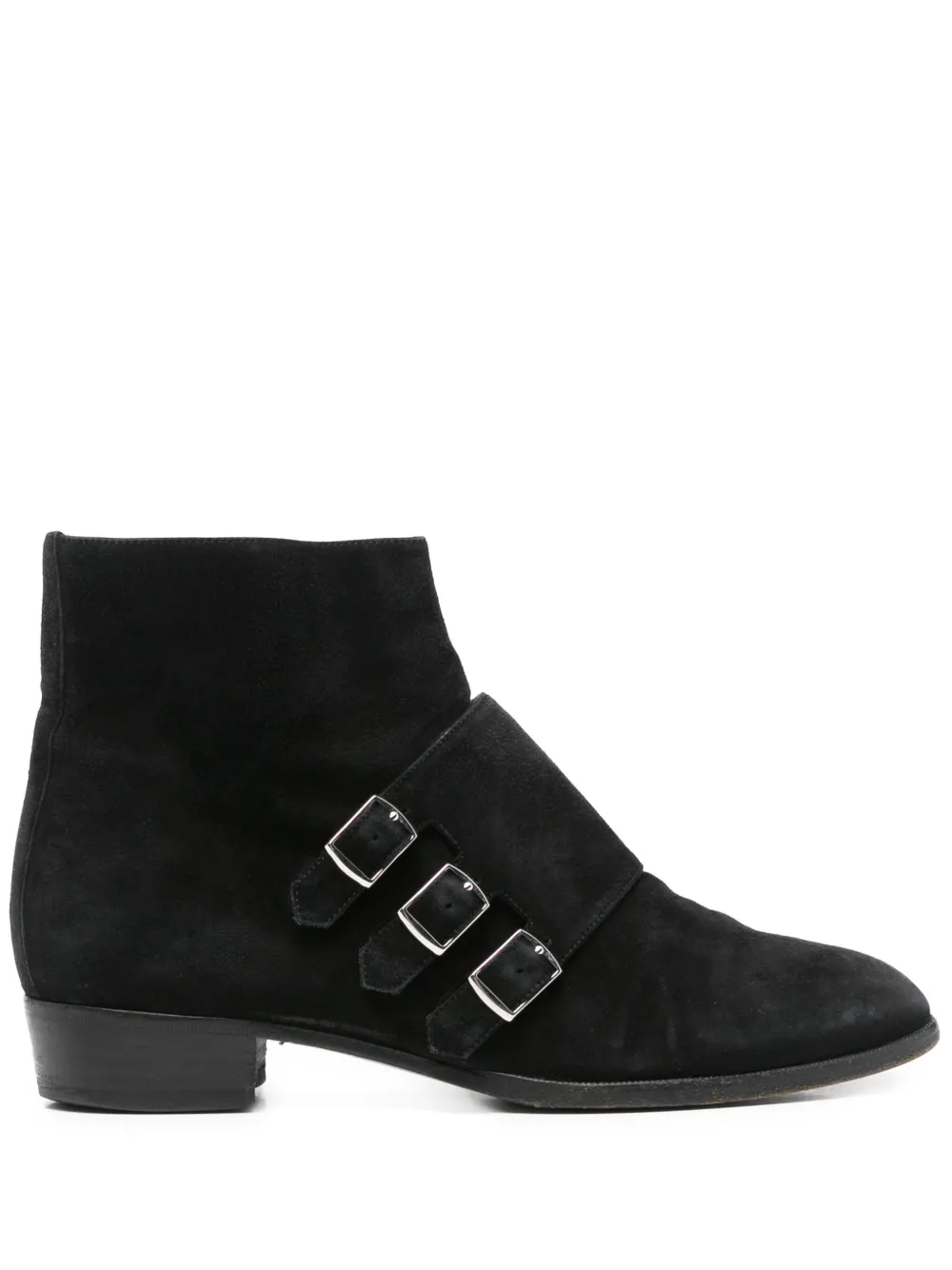 2000s suede ankle boots