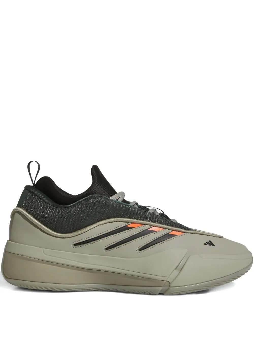 Adidas Dame 9 "Silver Pebble Legend Ivy Impact Orange" sneakers Green