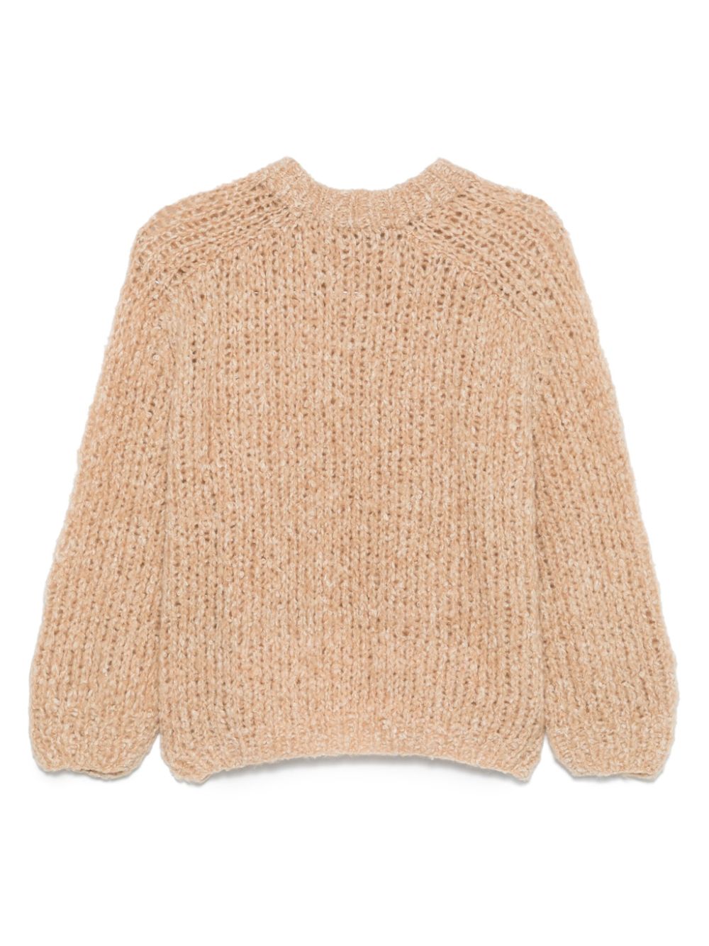 Maiami bouclé crew-neck sweater - Beige