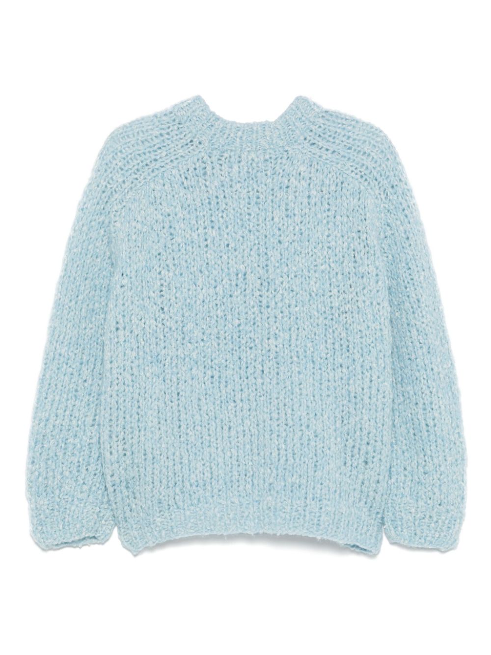 Maiami bouclé crew-neck sweater - Blauw