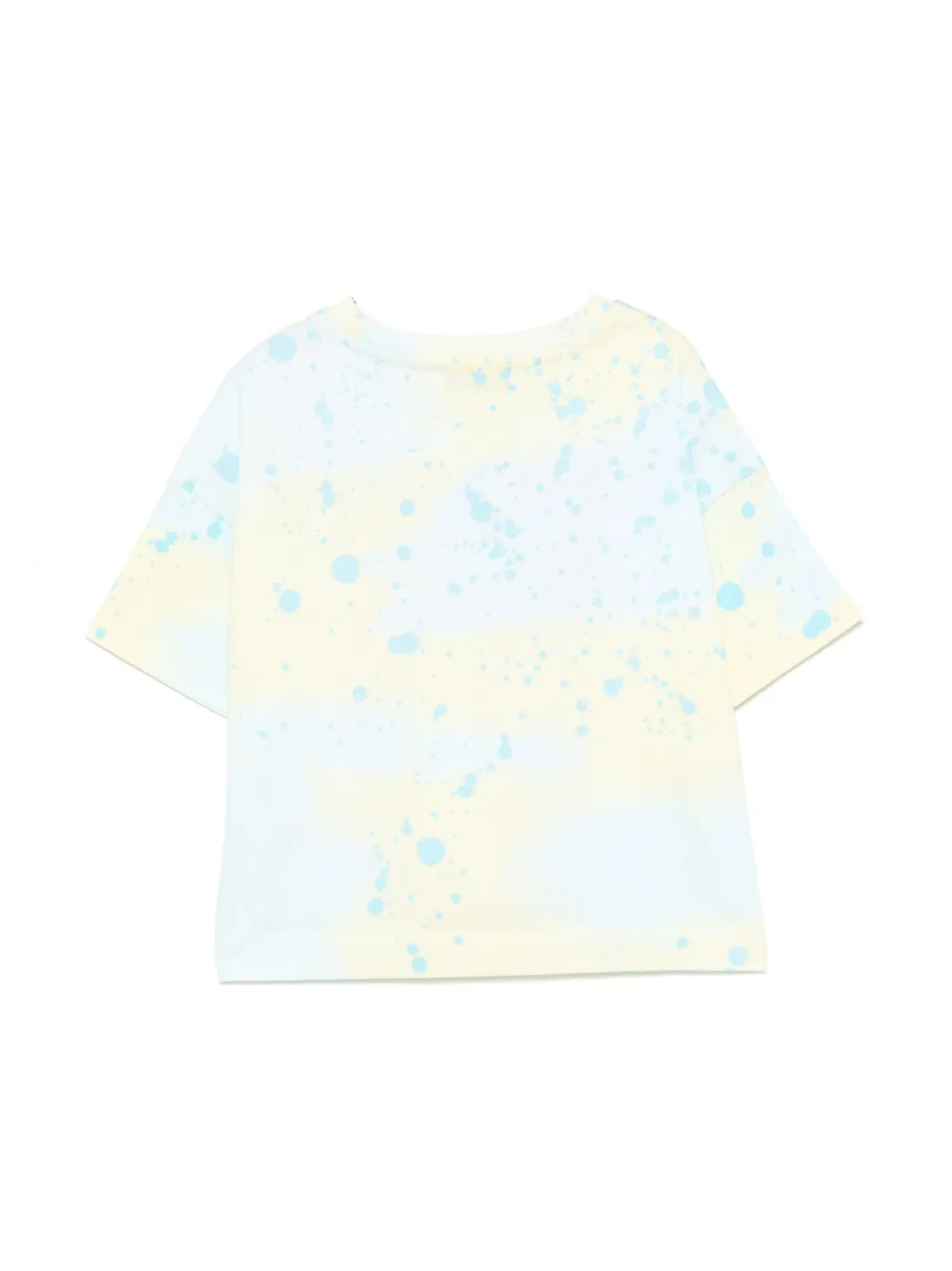 MSGM Kids T-shirt met verfspatten - Blauw