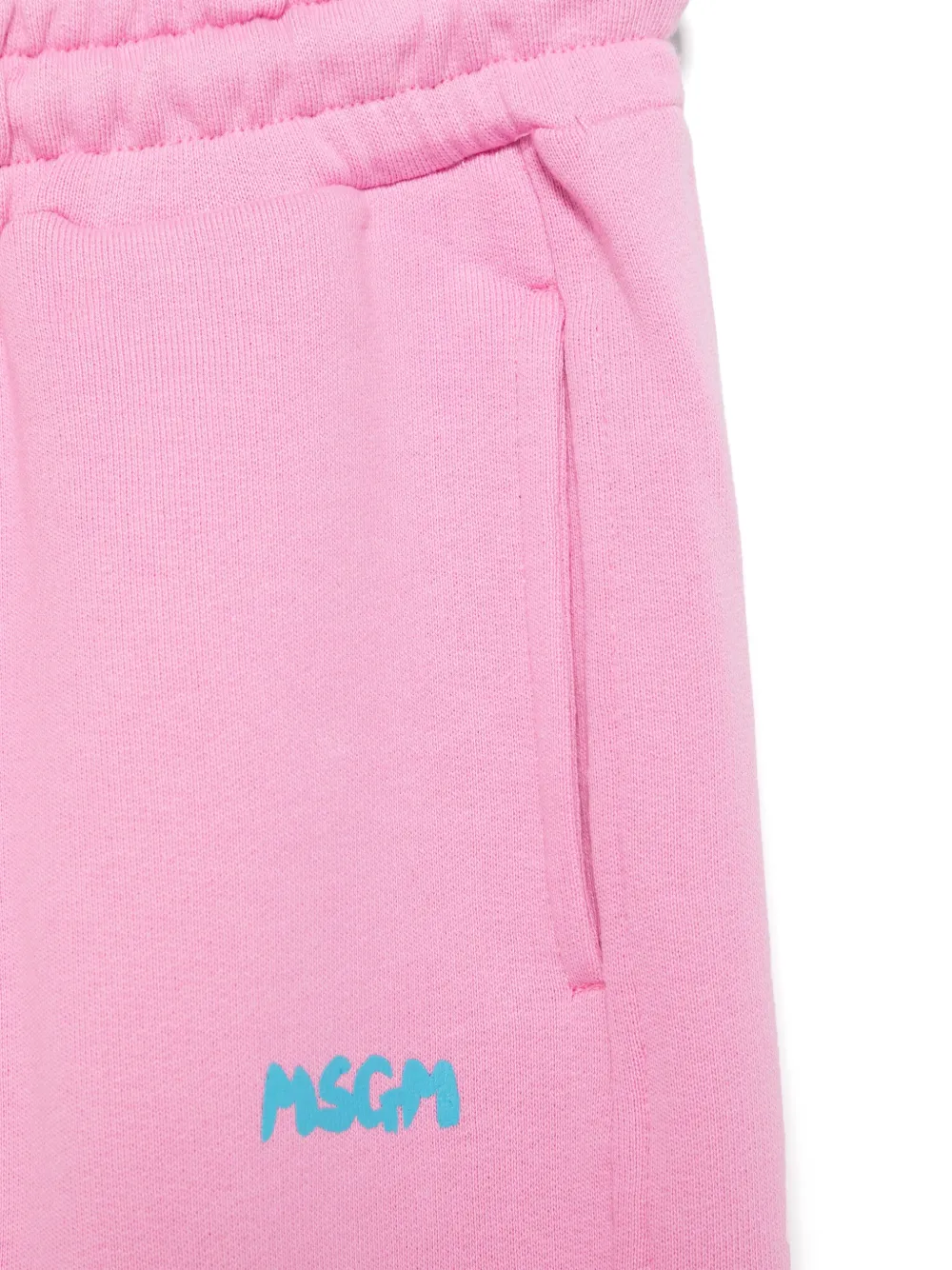 MSGM Kids Trainingsbroek met logoprint Roze