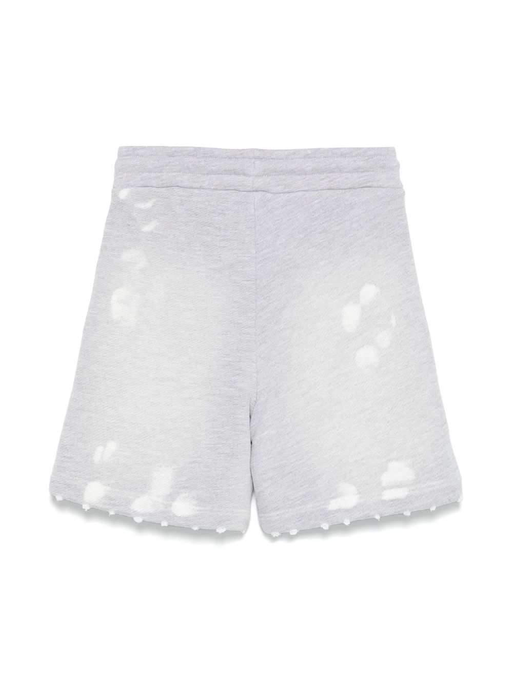 MSGM Kids Gerafelde shorts - Grijs