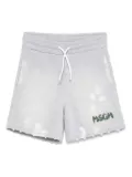 MSGM Kids distressed shorts - Grey