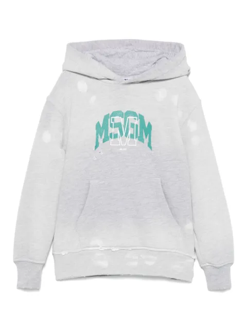 MSGM Kids logo-print hoodie 
