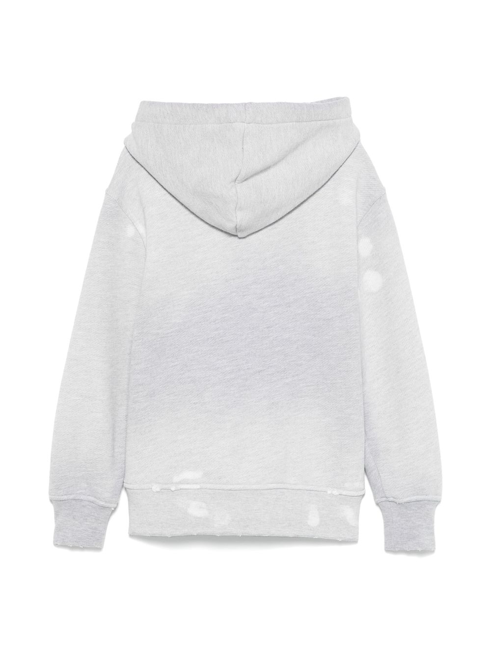 MSGM Kids logo-print hoodie - Grey