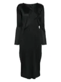 Pleats Please Issey Miyake Light Wave midi dress - Black
