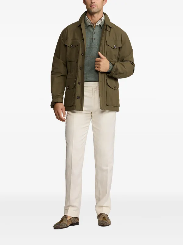 Ralph Lauren Purple Label buttoned-up Shirt Jacket | Green