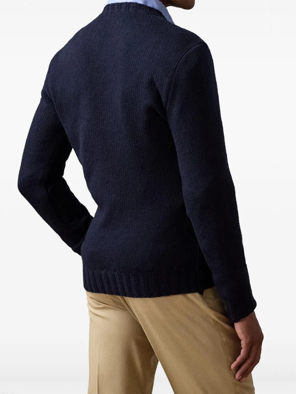 Ralph Lauren Purple Label Flag trui Blauw