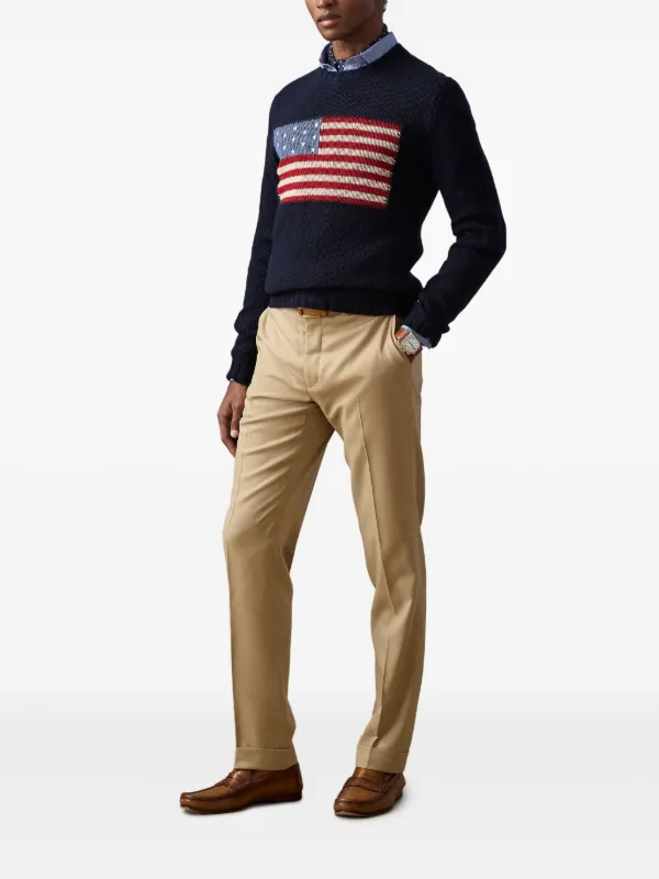 Ralph Lauren Purple Label Suéter Flag | Azul | FARFETCH BR